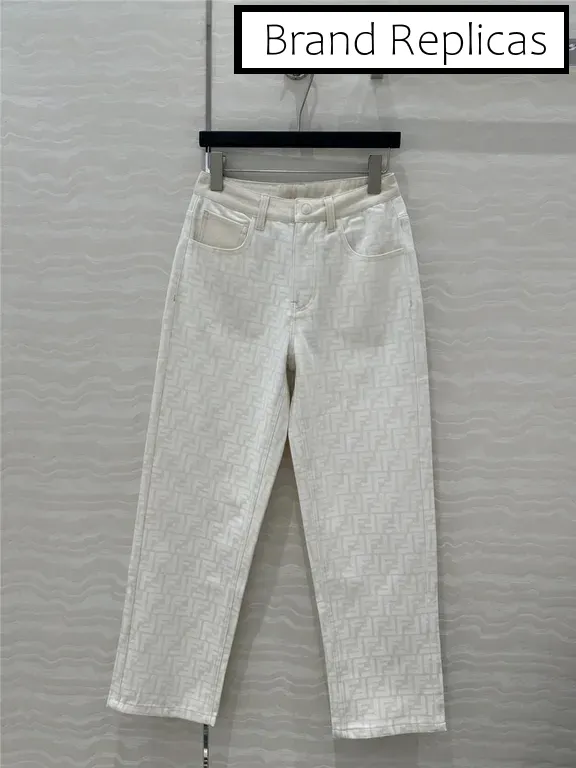 Fendi monogram straight pants